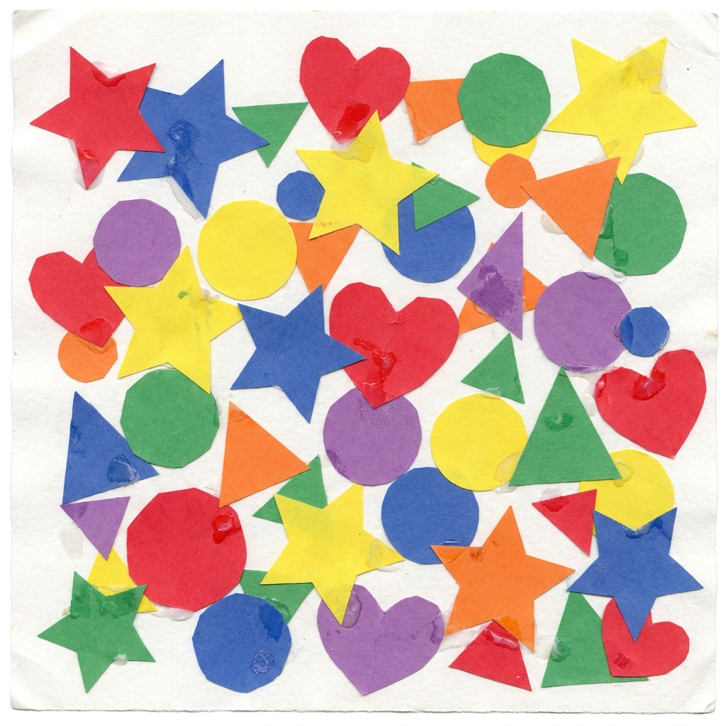 Paper Shapes Collage